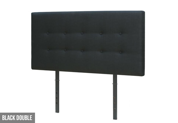 Upholstered Fabric Headboard - Two Colours & Four Sizes Available