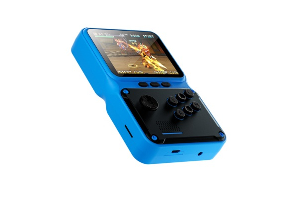 Blue 500-in-One Handheld Game Console