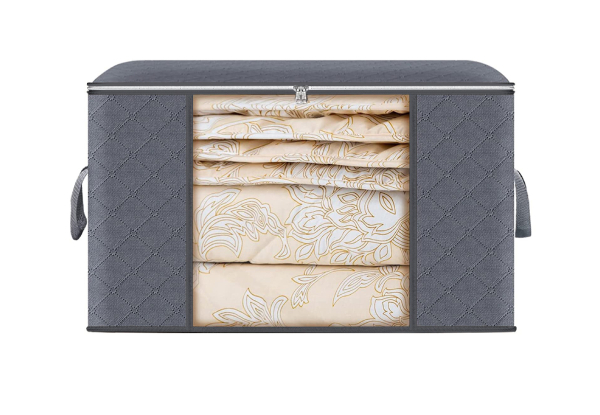Three-Piece Clothes Storage Bag with Handles & Clear Window - Option for Five-Piece