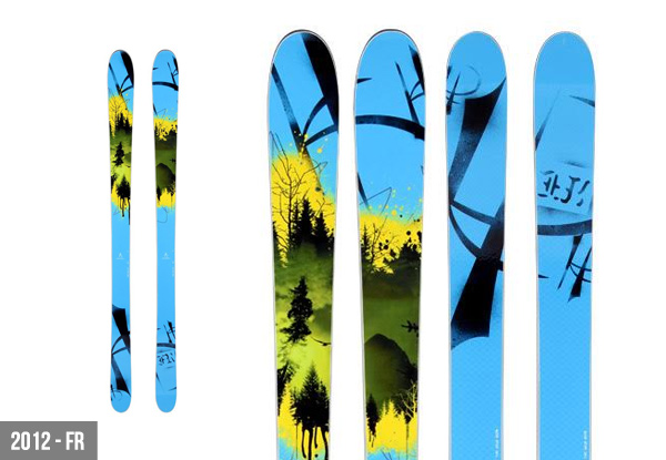 $219 for a Set of 2011 / 2012 Season High Society Skis with Free Shipping