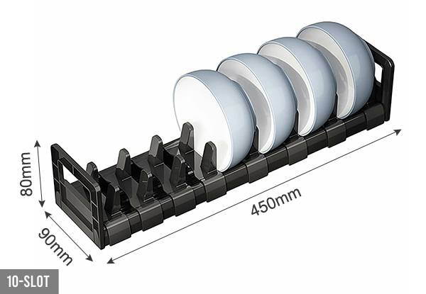 Eight-Slot Adjustable Drying Rack - Three Options Available