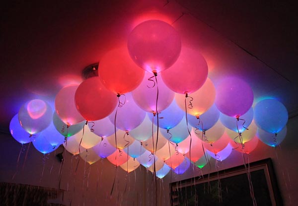 Ten LED Balloons with Free Delivery