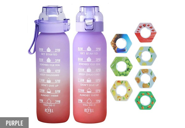 1000ML Sports Water Cup with Fragrance Rings - Six Options Available