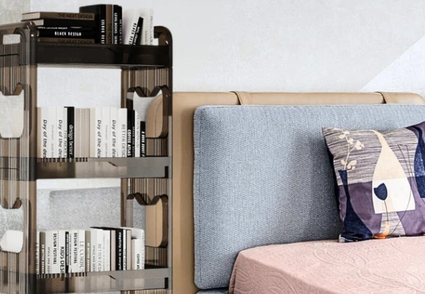 Soga Three-Tier Bookshelf & Cosmetic Storage Rack