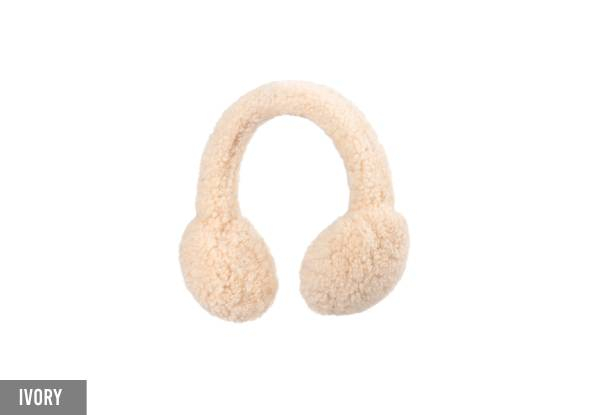 Ugg Curly Sheepskin Earmuff - Available in Three Colours & Two Sizes