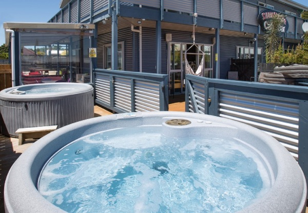Two-Night Ohakune Old Coach Road Epic Adventure for Two in a Private Room with Shared Bathroom incl. Transport to the Start of Ohakune Old Coach Road, Two Cooked Breakfasts & Hot Tub Access - Options for Private Room with Ensuite or Shared Dorm for One