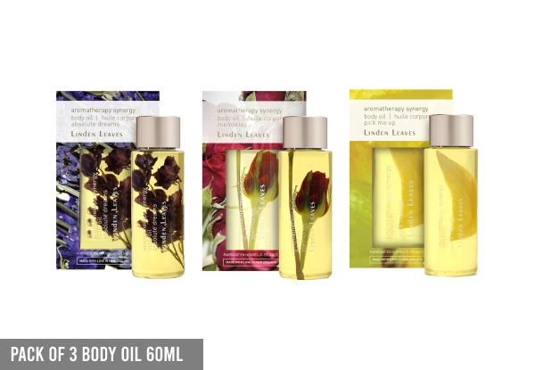 Linden Leaves Body Oil Range - Four Options Available