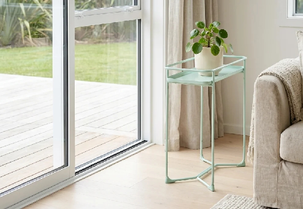 Modern Loft Side Table Flower Stand - Available in Two Shapes & Two Colours