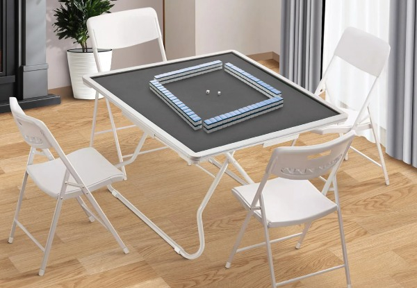 Portable Mahjong Poker Game Table - Two Colours Available