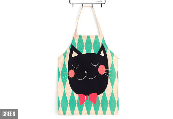 Cat Print Aprons - Two Styles & Sizes Available