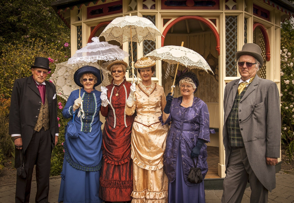 Victorian Festival, Four-Day, Oamaru Package for One Person incl. Accommodation & Entry Fees - Options for Couples, Family of Three, Family of Four
