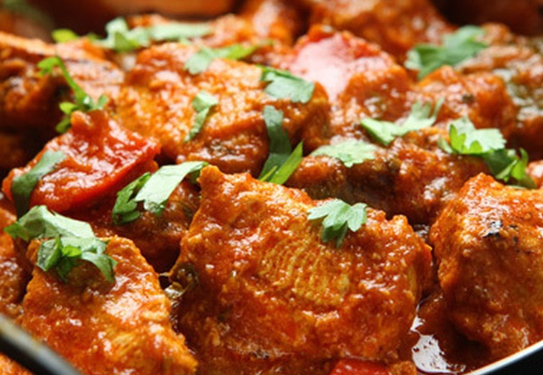 $15 for Any Two Curries, Two Plain Naan & Rice (value up to $27)