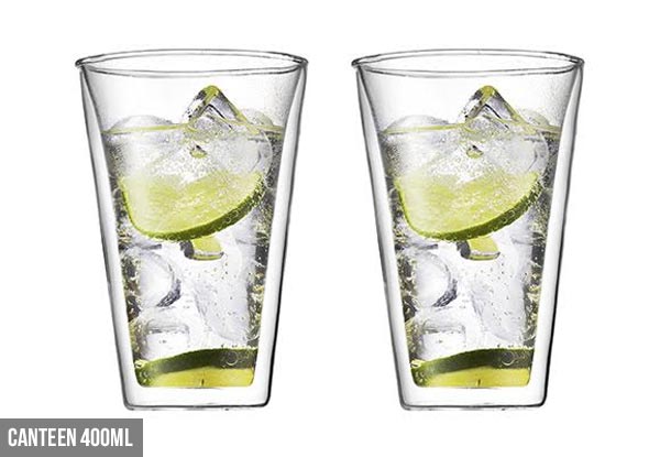 Bodum Double Wall Glassware - Five Options Available