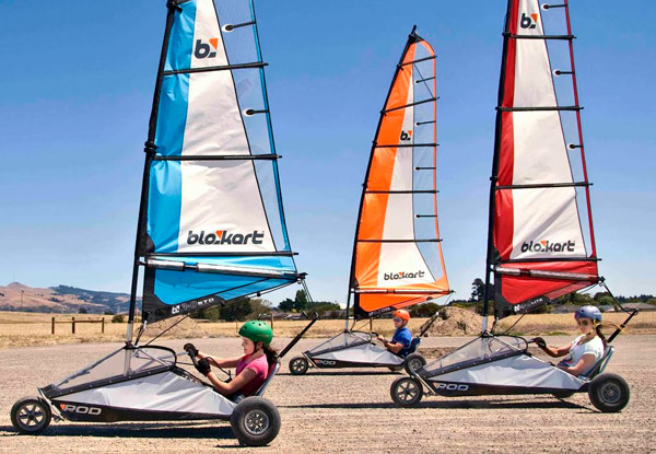 30-Minutes of Blokart Landsailing - Options for up to Four People