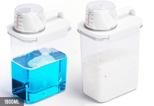 Two-Pack Liquid Laundry Detergent Dispenser - Three Sizes Available