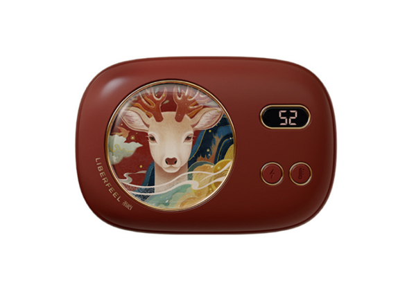 10000mAh Portable Retro Illustration Hand Warmer - Available in Five Colours
