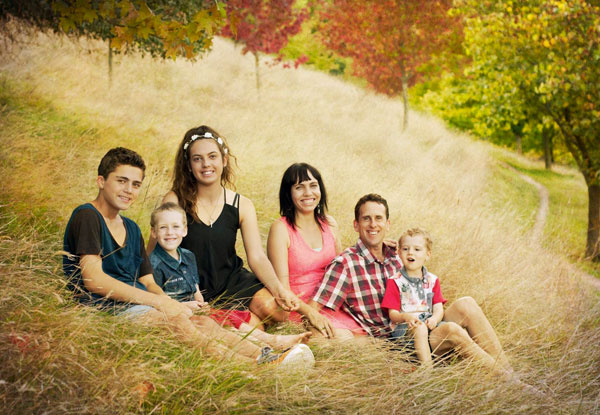 Family Portrait Voucher  - Taken in the Beautiful Dolbel Reserve, Taradale incl. Five High Definition Digital Images