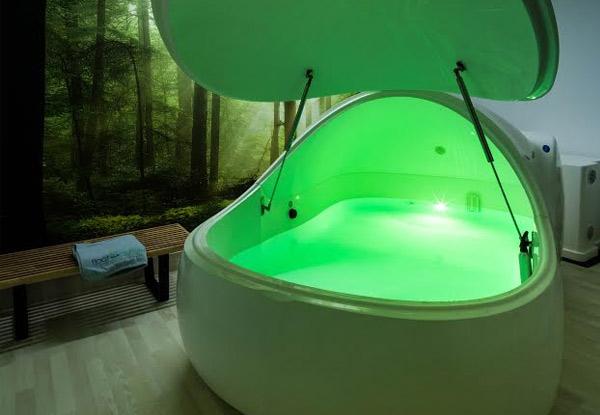 60-Minute Ultimate Relaxation in a Floatation Pod for One Person - Option for Four Floats