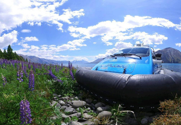 Adult Pass on New Zealand's Only Commercial Hovercraft Experience at Lake Pukaki - Option for Child Pass