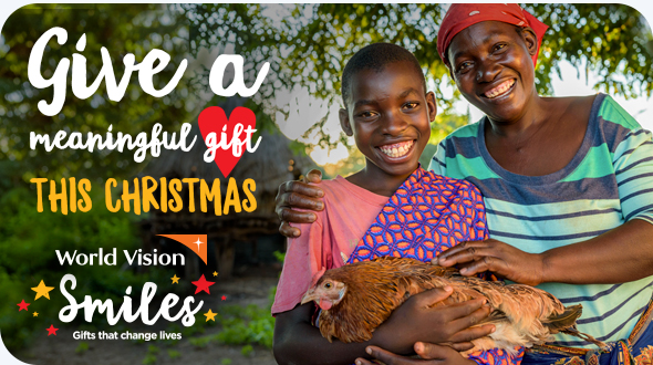 Give something meaningful this Christmas with World Vision