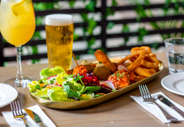 Summer Tasting Platter for Two - Option to incl. Beverages - Valid for Friday to Sunday or Wednesday to Thursday