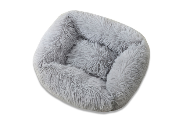 Plush Square Dog Bed - Five Colours & Four Sizes Available