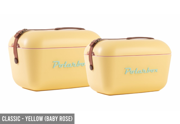 Polarbox Retro Vintage Cooler - Available in Two Styles, Five Colours & Two Sizes