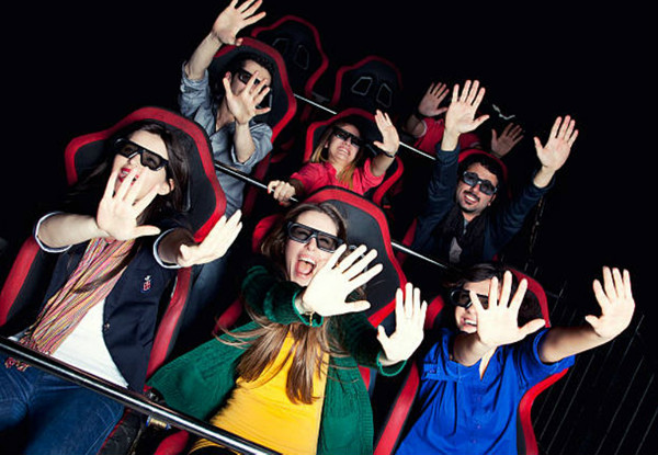 Two 7D Movie Experiences for Two People - Options for a Family Pass for Two 7D Movie Experiences at 7D Movies
