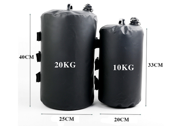 Four-Pack Canopy Water Weight Bag - Available in Two Sizes & Option for Eight-Pack