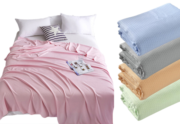 Cooling Summer Blanket - Available in Five Colours