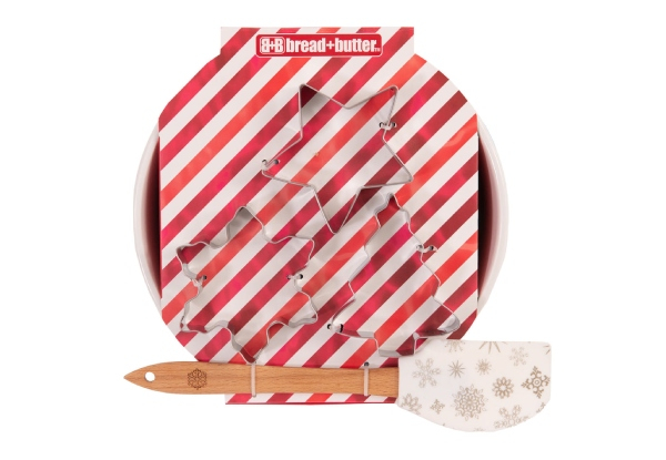 Bread & Butter Electroplate Christmas Mini Mix Bowl Set - Four Styles Available - Elsewhere Pricing $51.99