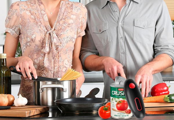 One Touch Universal Electric Can Opener - Option for Two-Pack