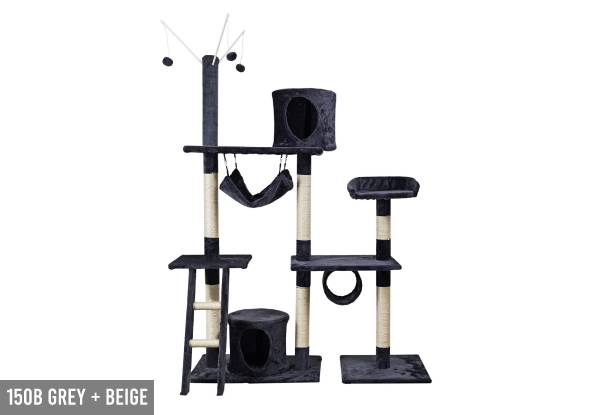 Cat Tree Range - Four Styles & Three Colours Available