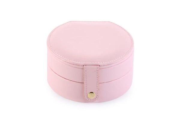Portable PU Leather Jewellery Case - Four Colours Available