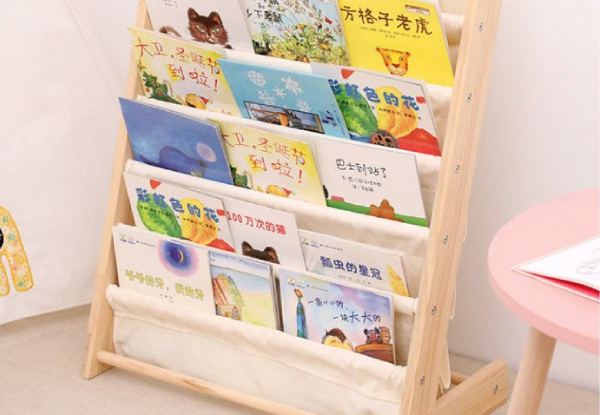 Six-Tier Kids Bookshelf