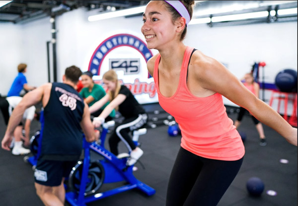 Four Weeks of F45 Prodigy, Classes Specifically Designed for 11-17 Years - Mondays to Thursdays at 4.15pm