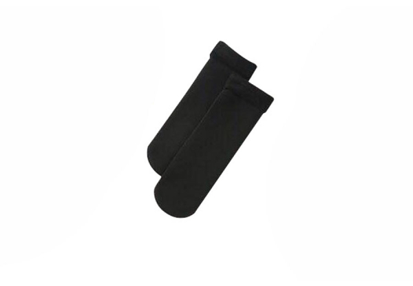 Four Pairs Of Plush & Thick Straight Fleeced Socks - Four Colours Available & Option For Eight Pairs