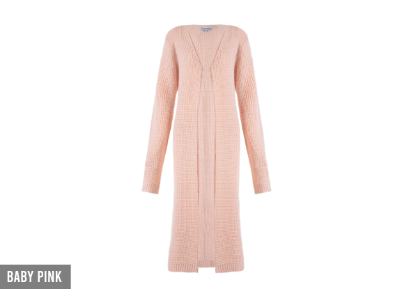 Knitwear World Long Open Cardigan - Available in Three Colours & Two Sizes