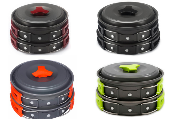 Outdoor Cookware Set - Four Colours Available