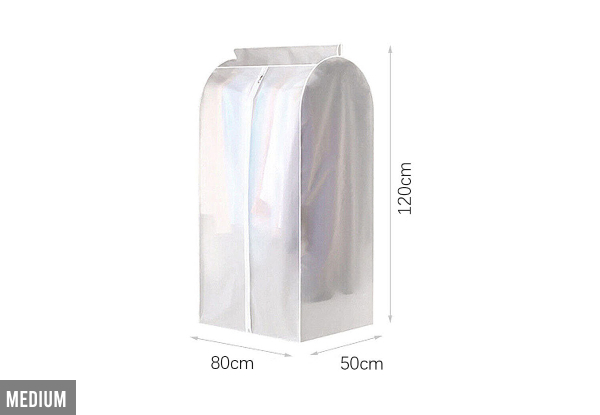 Zippered Clothing Dust Cover Bag - Four Sizes Availabile