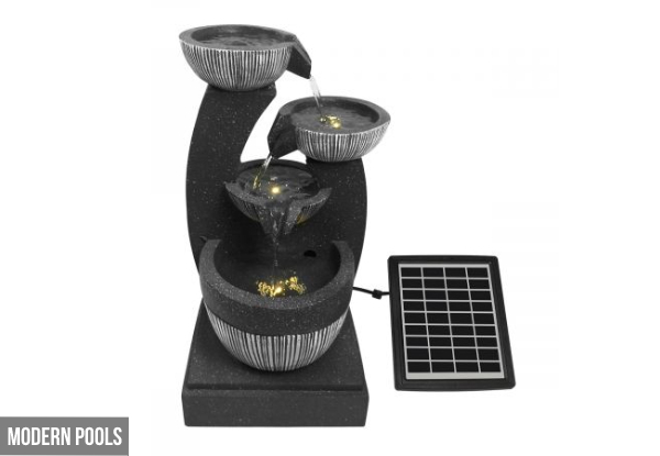 Solar Powered Water Fountain - Three Options Available