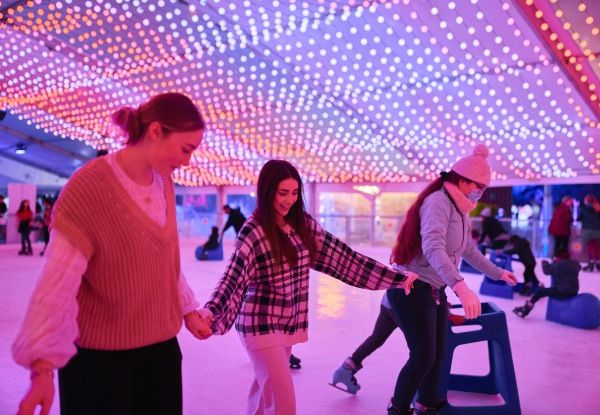 General Admission Ice Skating Pass for One Adult incl. Skate Hire - Options for Children or Preschoolers - Valid from 28th June 2024