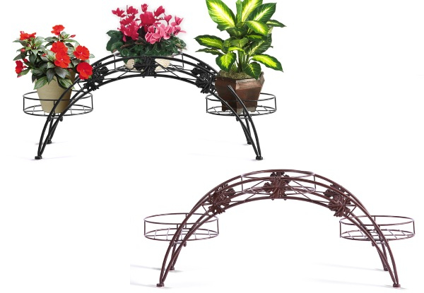 Levede Metal Plant Stand - Available in Two Colours & Option for Two-Pack