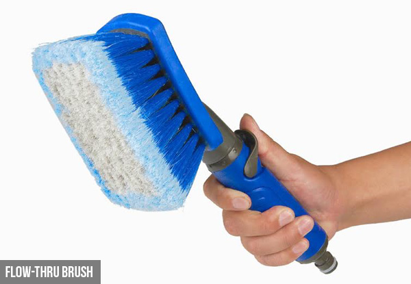 Brandtech Car Brush Set incl. Wheel, Flow-Thru & Duster Brushes - Options for Individual Brushes
