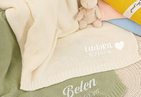 Personalised Embroidery Nap Blankets