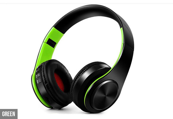 Collapsible Bluetooth Headphones - Four Colours Available with Free Delivery