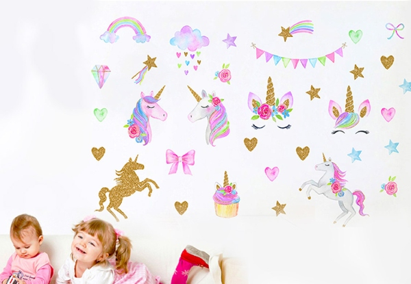Unicorn Wall Decal - Option for Two