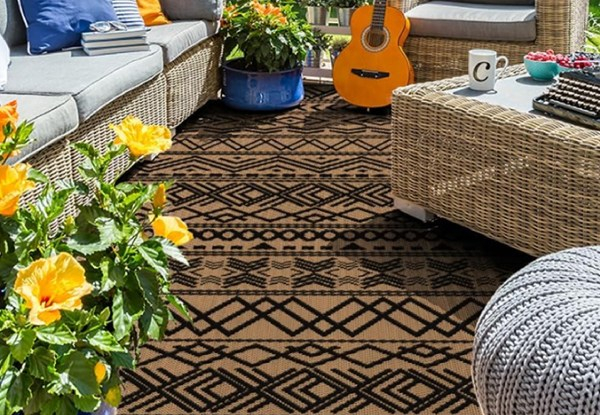 Outdoor Boho Rug Mat - Four Colours Available