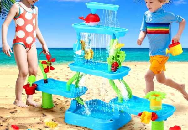 Five-Tier Outdoor Sand Waterfall Playset