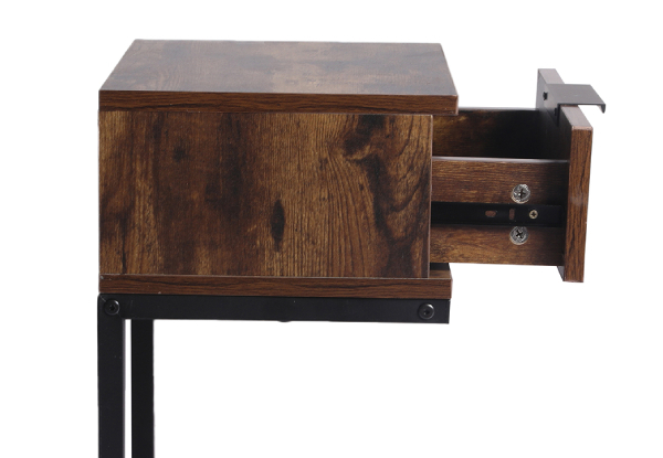 Levede Wood Side End Table